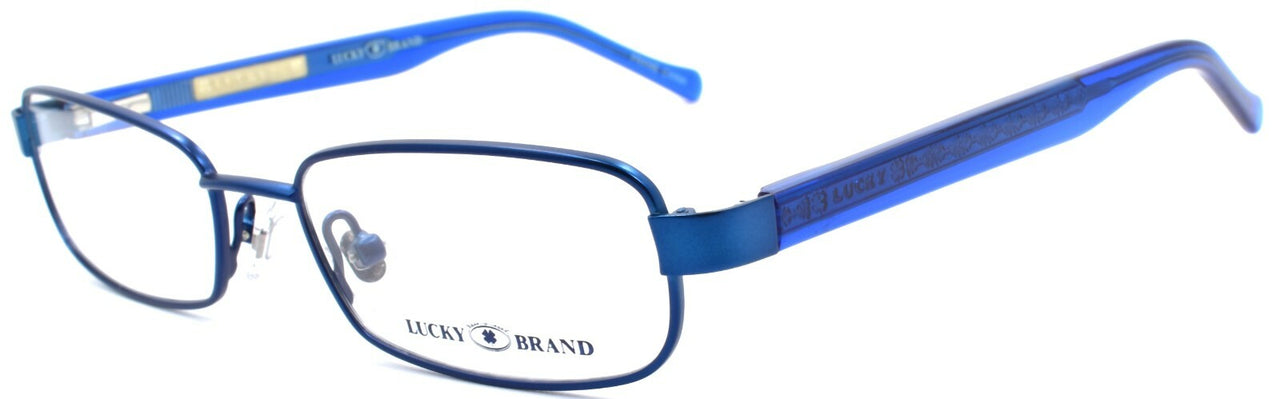 LUCKY BRAND Zipper Kids Unisex Eyeglasses Frames 47-15-125 Blue