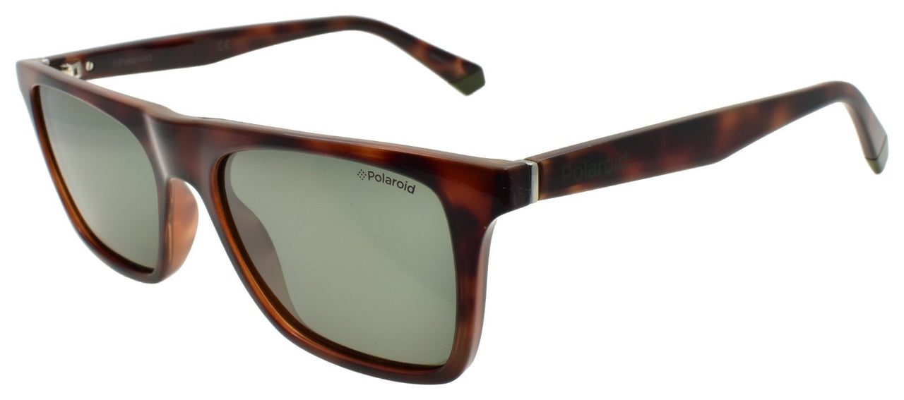 Polaroid PLD 6110/S XGWUC Men's Sunglasses 53-18-140 Havana / Green Polarized