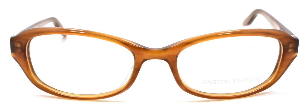 Barton Perreira Jaclyn AMB/SIL Women's Eyeglasses Frames 52-18-133 Amber Silver