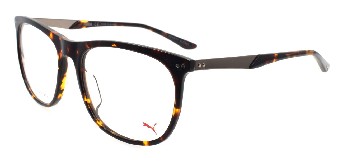 PUMA PU0095O 002 Unisex Eyeglasses Frames 54-18-140 Havana / Ruthenium
