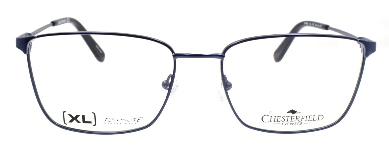 Chesterfield CH95 XL FLL Men's Glasses Frames 57-18-150 Memory Metal Matte Blue