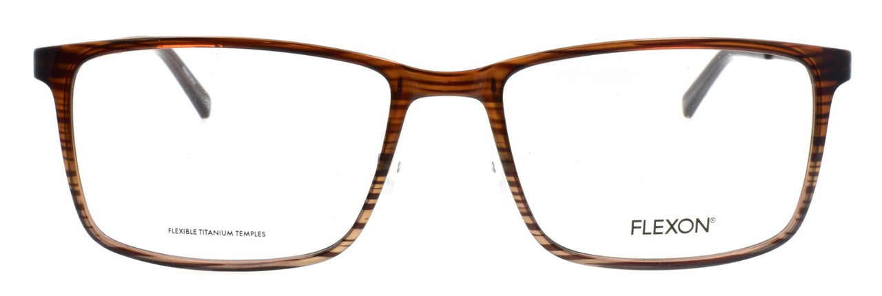 Flexon EP8009 215 Men's Glasses Brown Grey Gradient 56-18-145 Titanium Arms