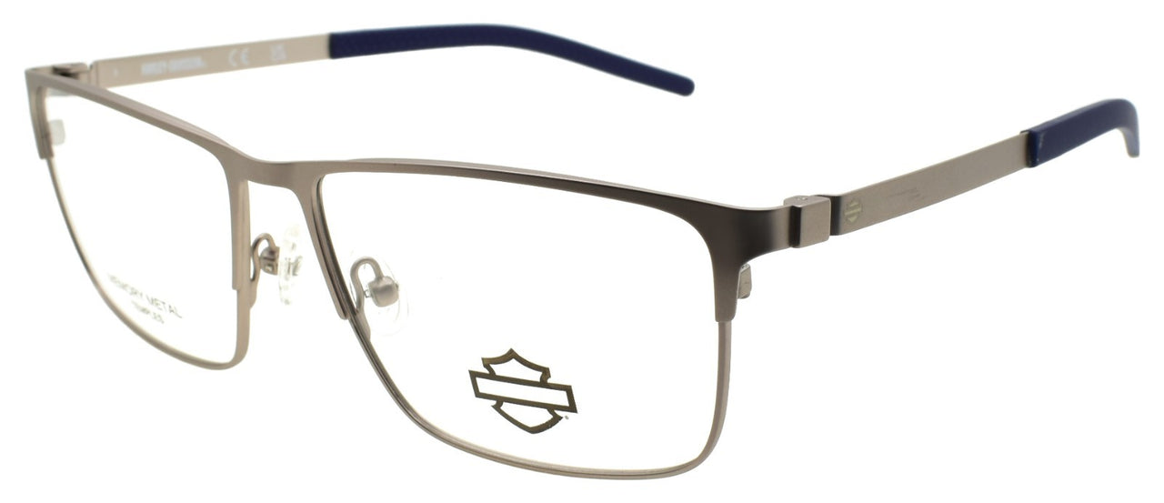 Harley Davidson HD50102 011 Men's Eyeglasses 58-16-145 Matte Light Nickeltin