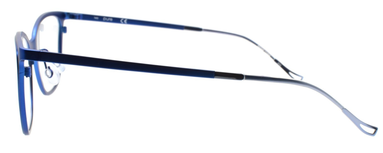 Airlock Pure P-5010 602 Women's Glasses Cat-Eye Titanium 55-18-140 Matte Blue2