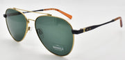 Shinola by Flexon SH2101S 718 Aviator Sunglasses 60-16-145 Satin Gold & Gunmetal0