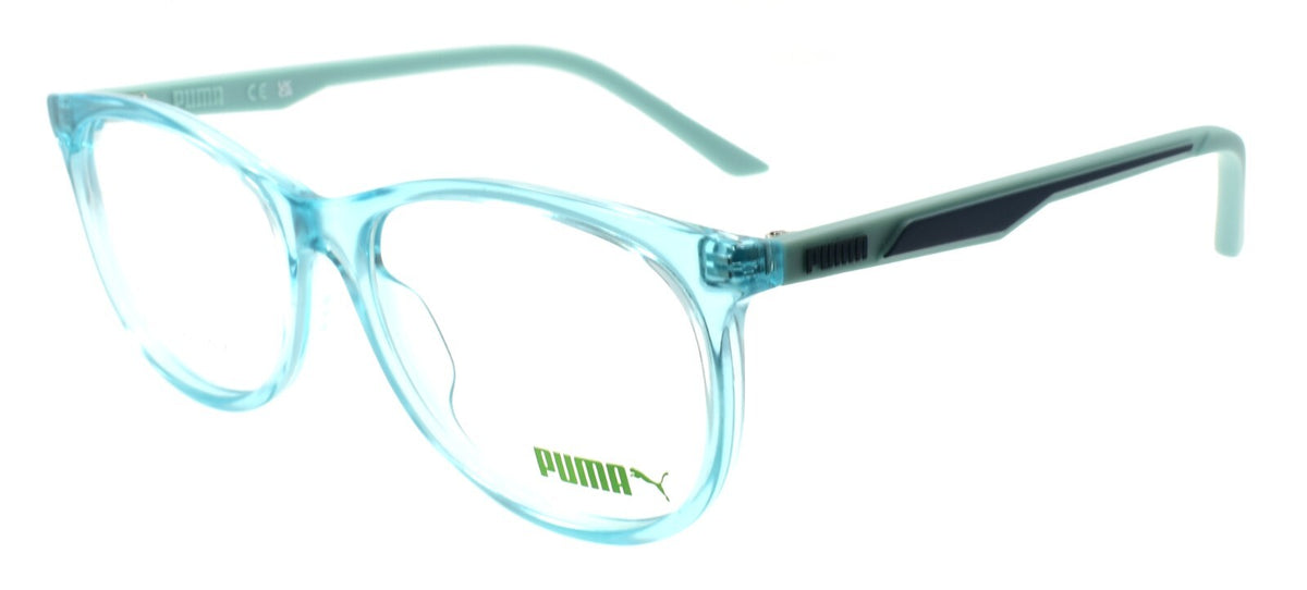 PUMA PU0390O 004 Eyeglasses Frames 56-16-140 Light Blue