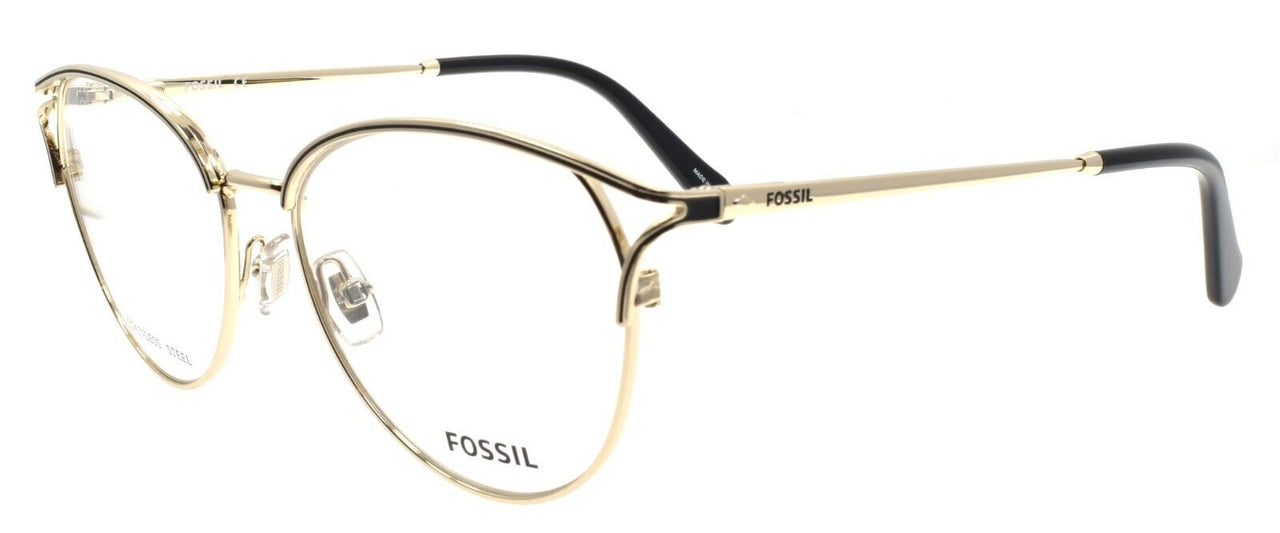 Fossil FOS 7141/G 003 Women's Eyeglasses Frames 52-16-140 Matte Black / Gold