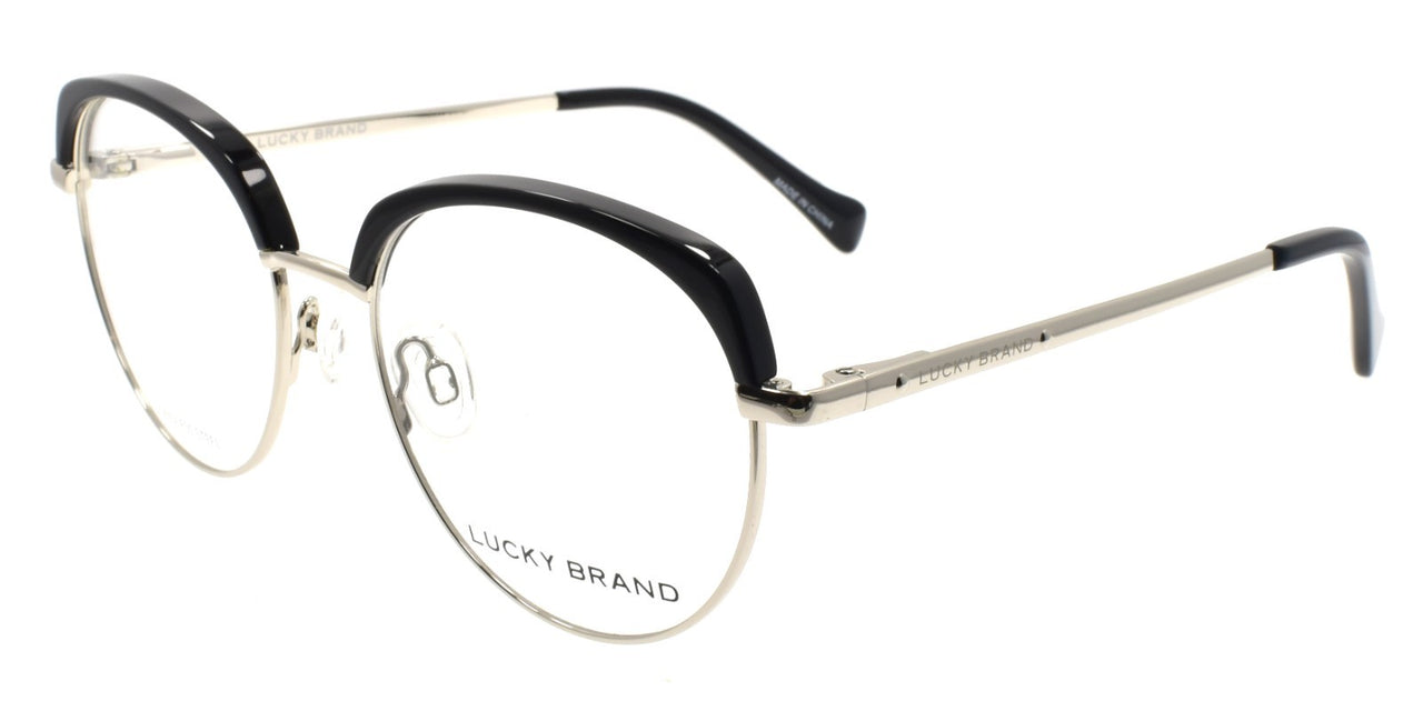 LUCKY BRAND VLBD129 Women's Eyeglasses Frames 50-18-140 Silver / Black