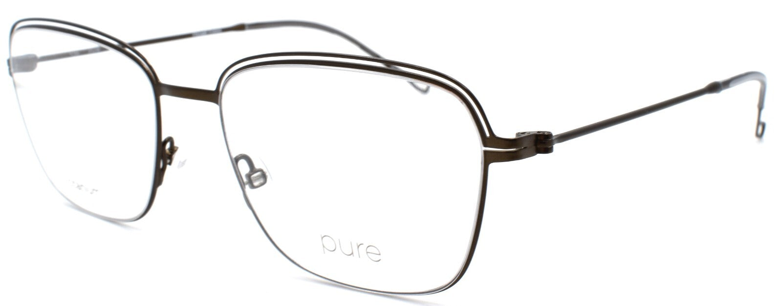 Airlock Pure P-5005 210 Women's Eyeglasses Titanium 53-18-135 Satin Brown0