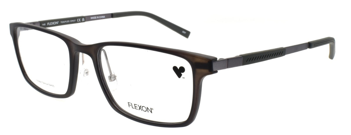 Flexon EP8008 033 Men's Eyeglasses Dark Gray 55-19-145 Titanium Arms
