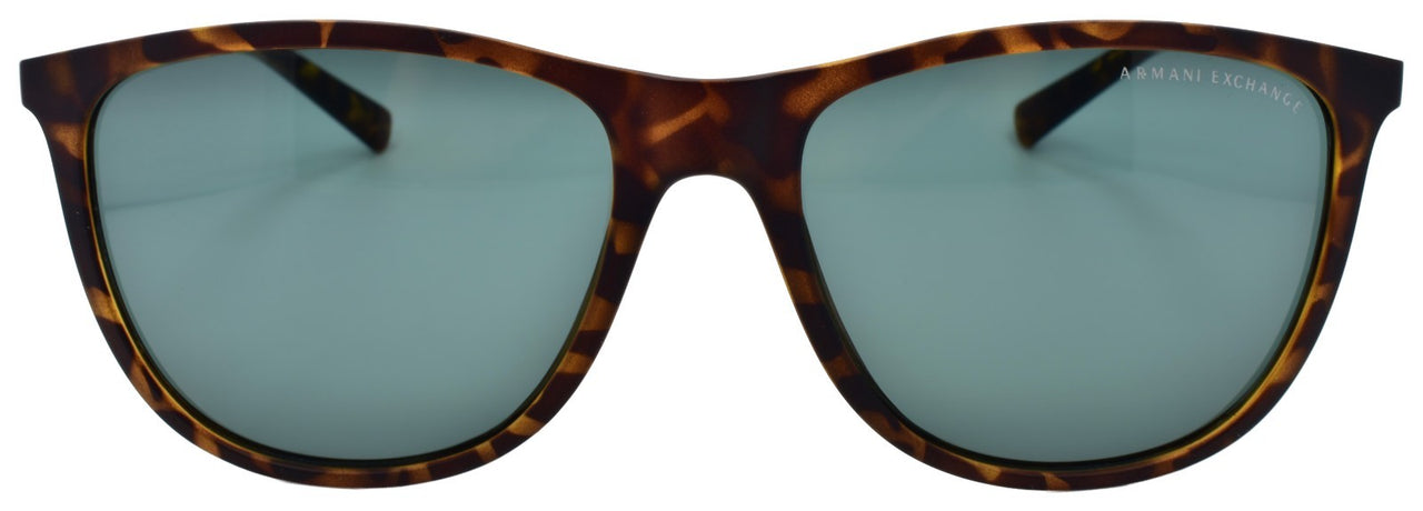 Armani Exchange AX4047SF 802971 Sunglasses Asian Fit 57-17-140 Havana / Gray