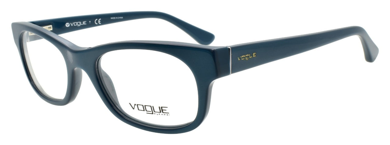 Vogue VO 2837 2134 Women's Eyeglasses Frames 50-19-135 Petroleum Green Pearl