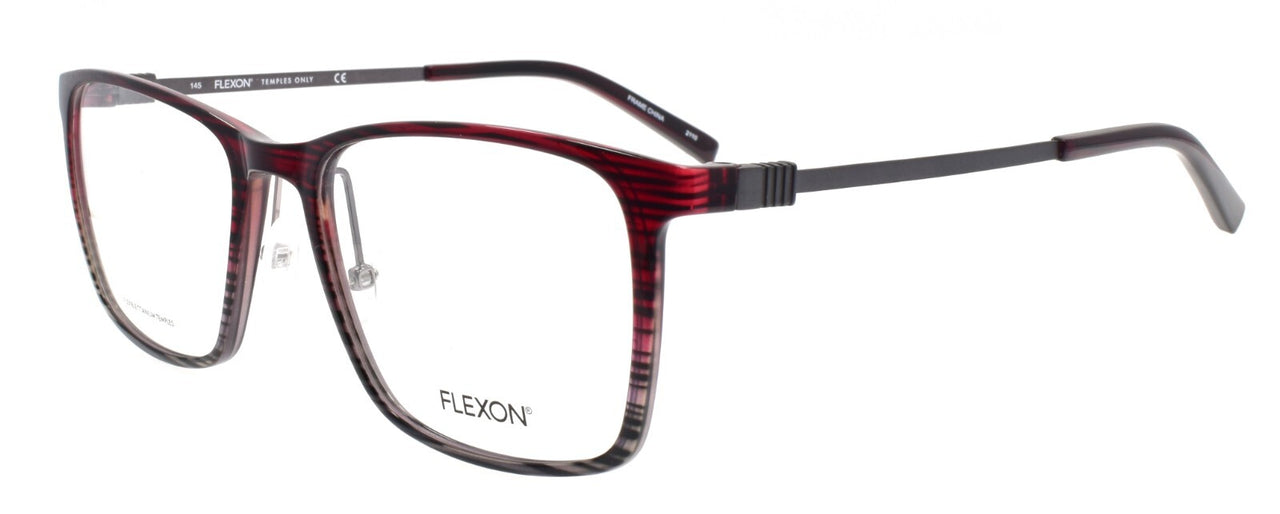 Flexon EP8011 608 Men's Glasses Burgundy Grey Gradient 53-18-145 Titanium Arms