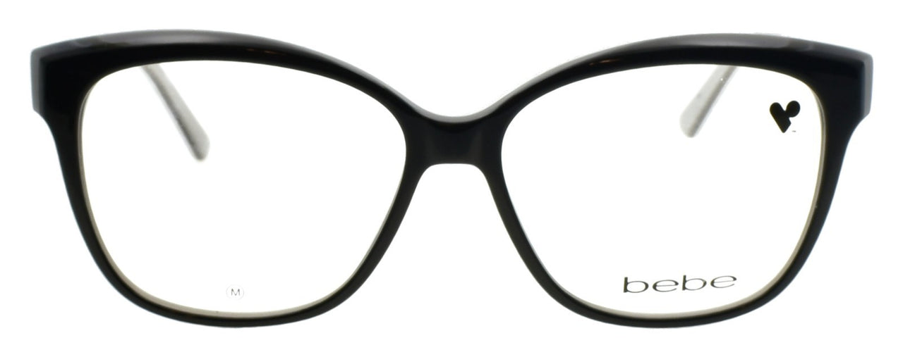 Bebe BB5214 001 Women's Eyeglasses Frames Acetate 54-14-135 Jet Black