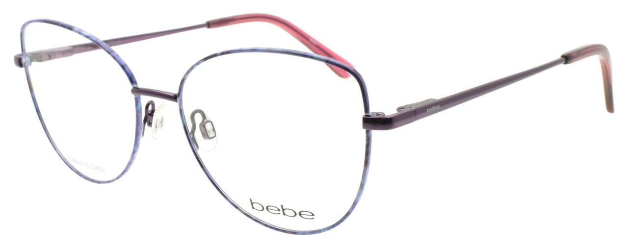 Bebe BB5207 501 Women's Eyeglasses Frames 53-16-140 Plum Floral