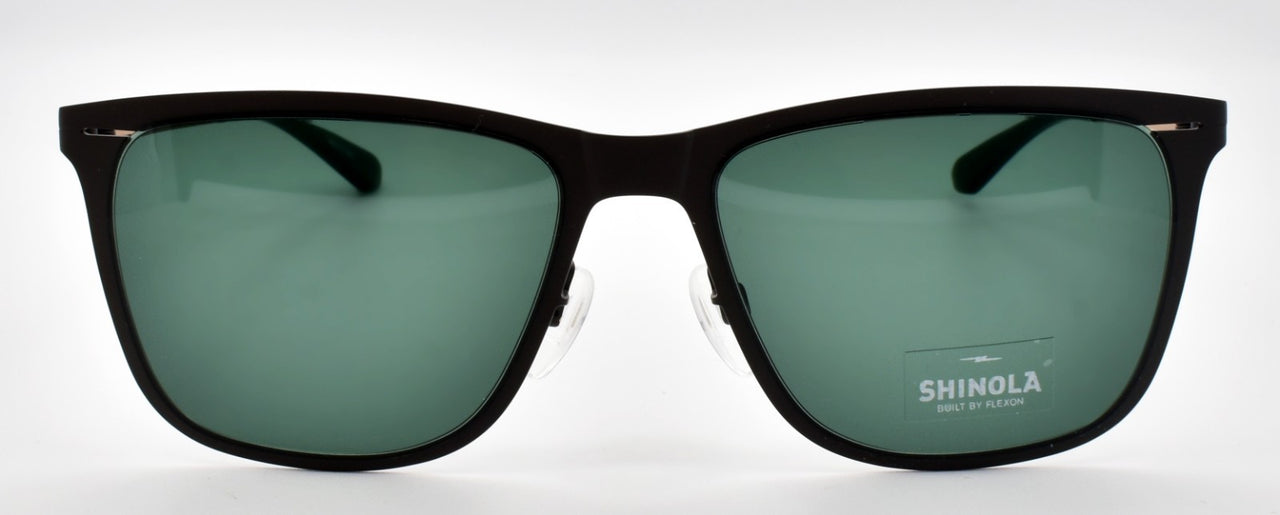 Shinola by Flexon SH3100S 073 Men's Sunglasses 55-17-145 Satin Gunmetal & Copper1