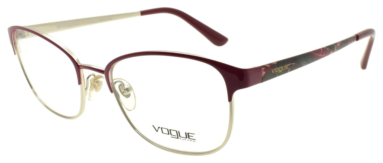 Vogue VO 4072 5055 Women's Eyeglasses Frames 52-18-140 Dark Red / Silver