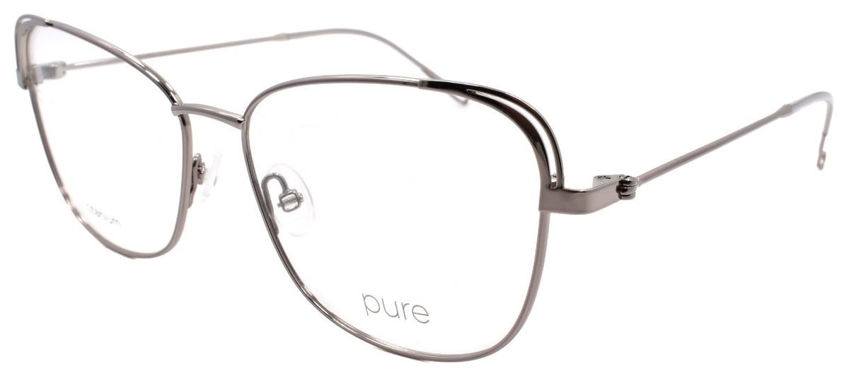 Airlock Pure P-5008 070 Women's Eyeglasses Titanium 54-15-145 Light Gunmetal