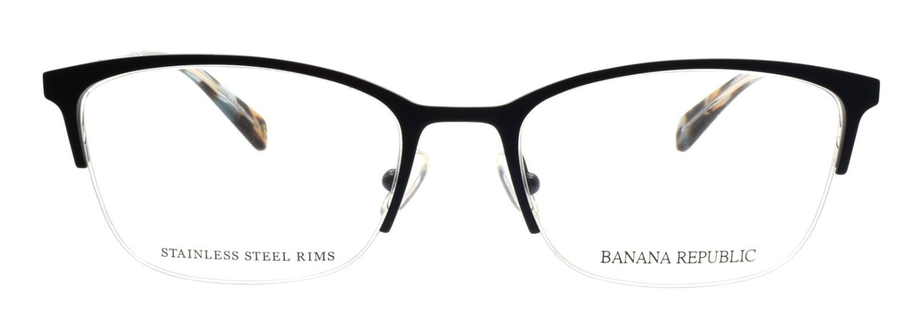 Banana Republic BR226 5J5 Women's Eyeglasses Frames Half-rim 52-18-135 Blue
