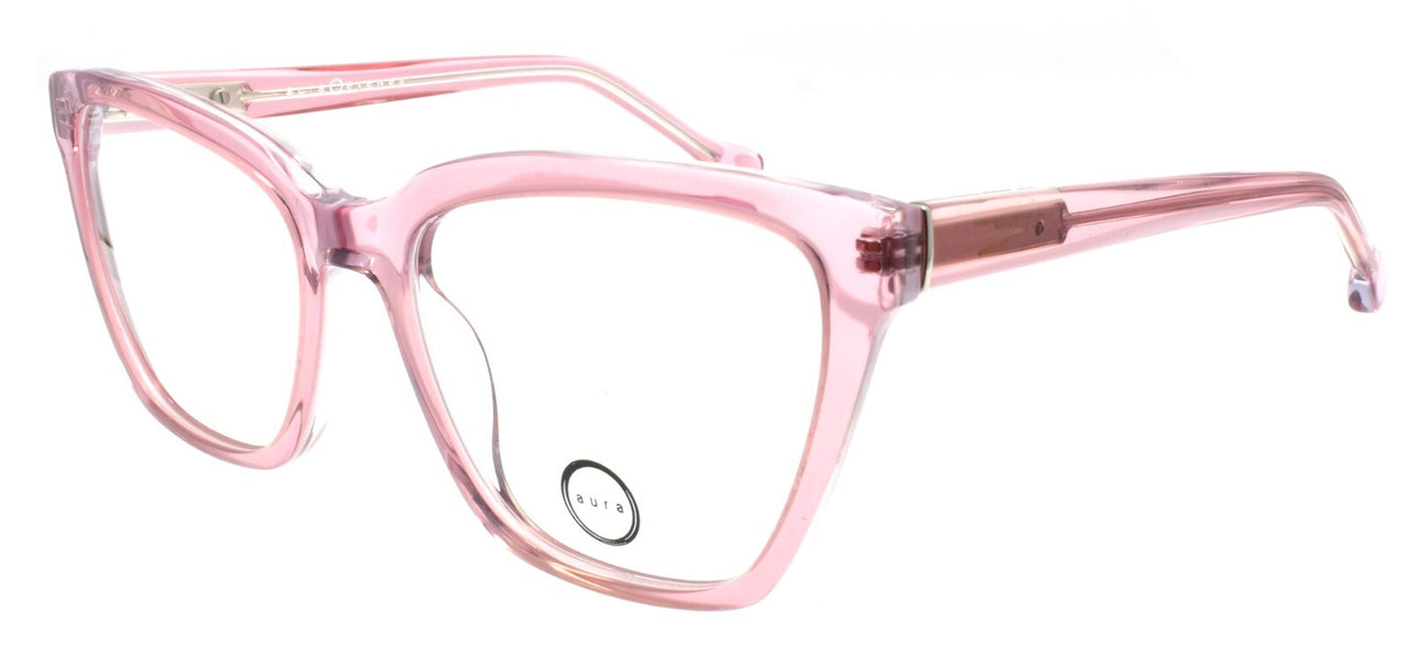 Aura Cosmopolitan Women's Eyeglasses Frames Acetate 54-18-140 Pink Crystal