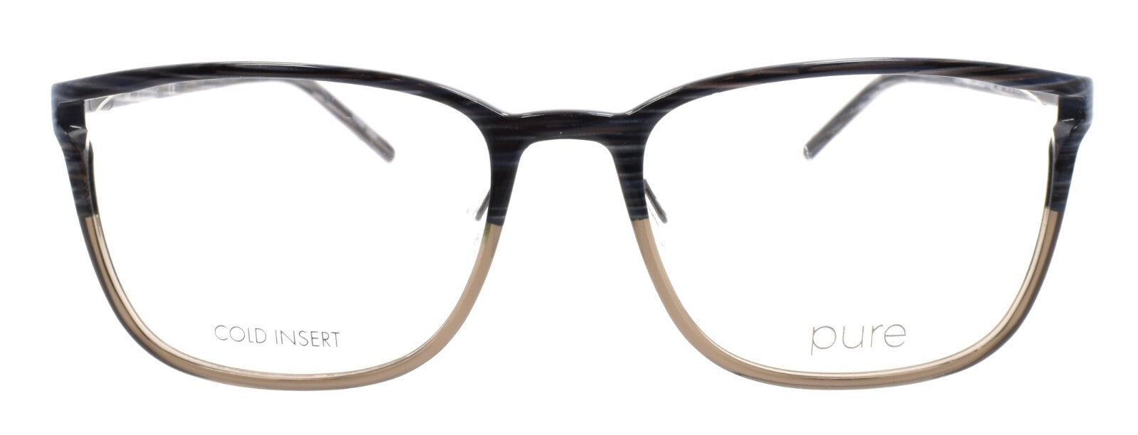 Airlock Pure 2000 035 Men's Eyeglasses Frames 53-17-145 Grey Horn1