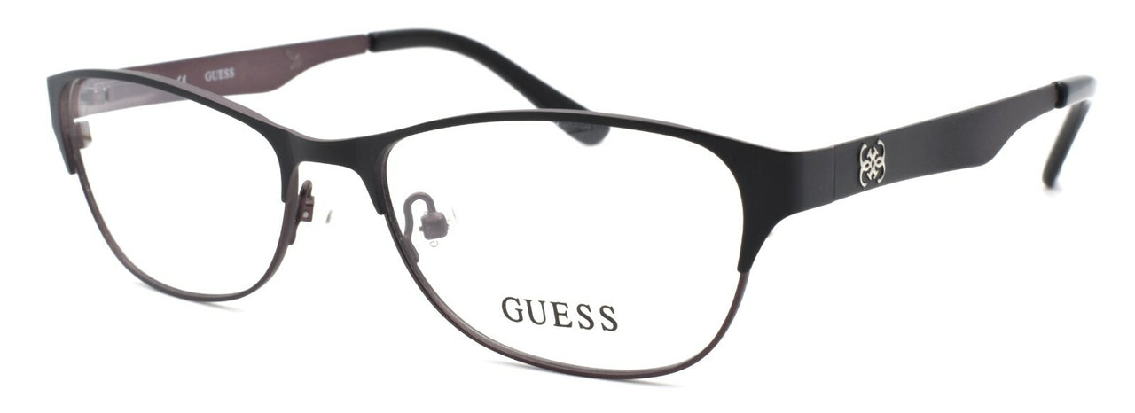 GUESS GU2398 BKGUN Women's Eyeglasses Frames 55-16-140 Black / Brown