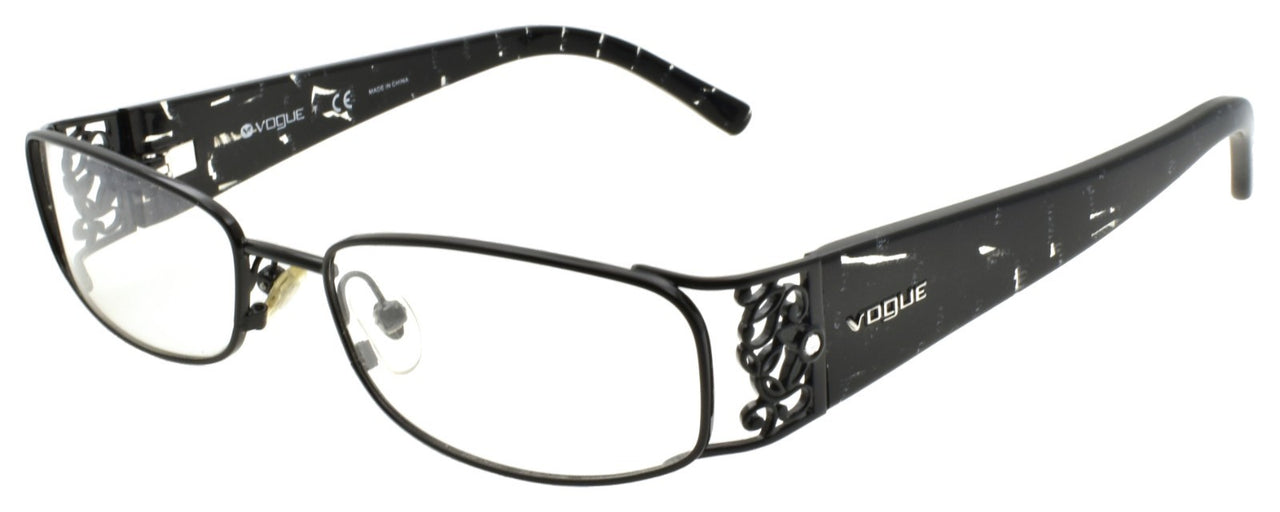 Vogue VO 3661-B 352 Women's Eyeglasses Frames 52-16-130 Gloss Black / Crystals0