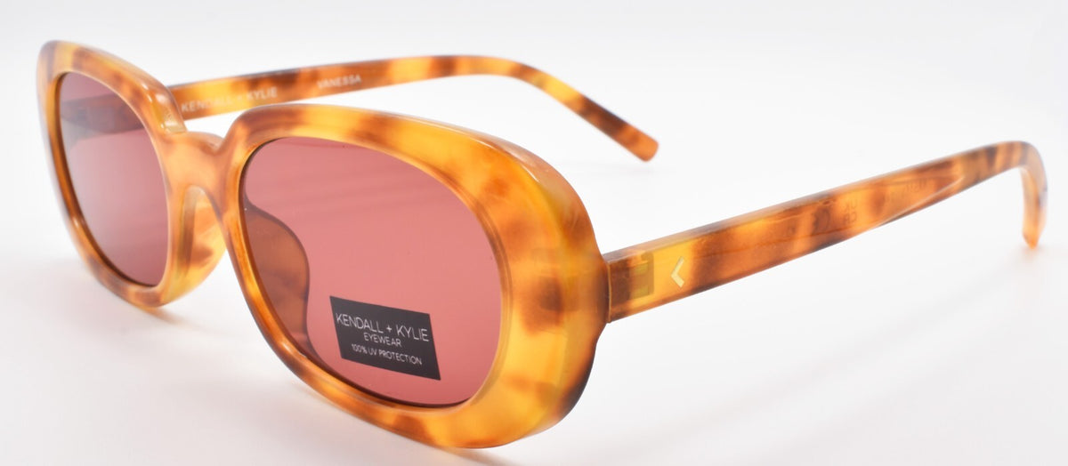 Kendall + Kylie Vanessa KK5153 244 Women's Sunglasses Oval Light Tortoise / Pink