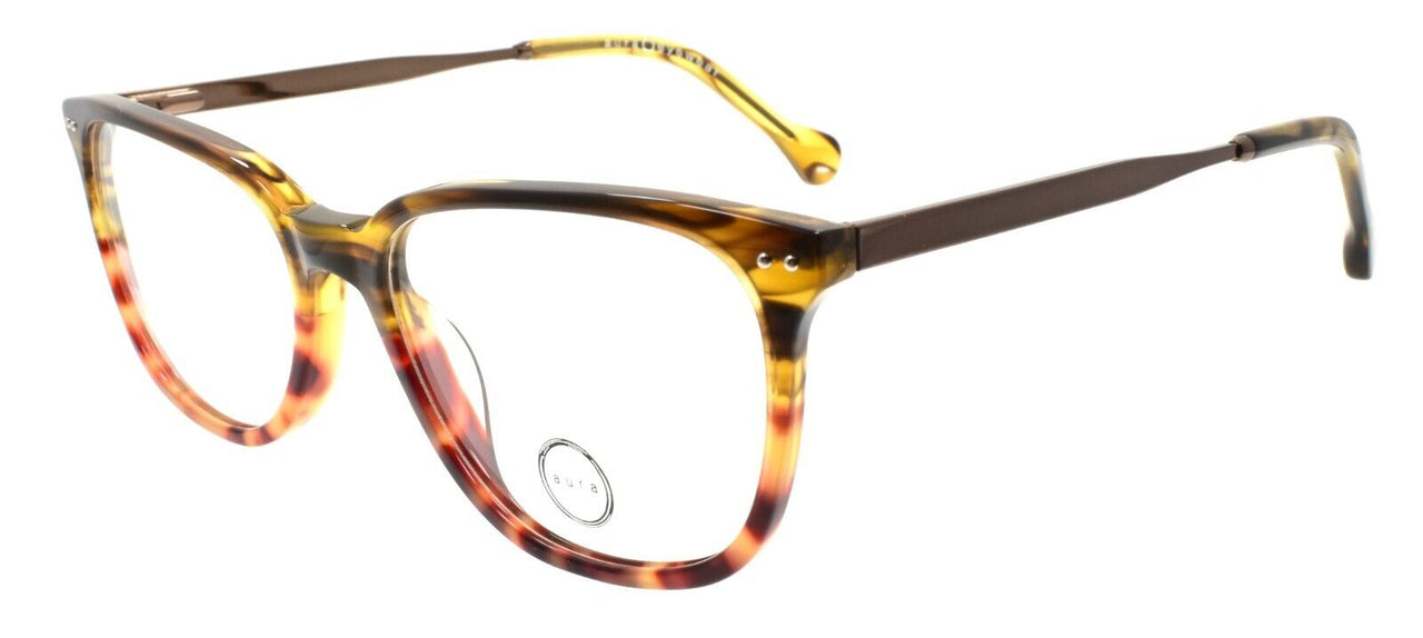 Aura Eyewear Dahlia BLD Women's Eyeglasses Frames 54-17-145 Blonde Horn