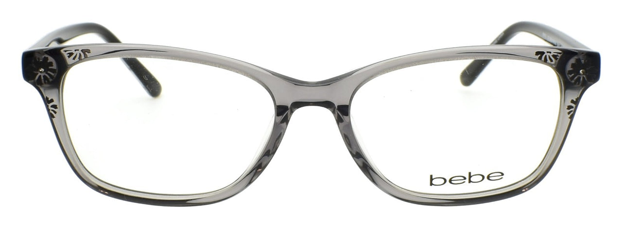 Bebe BB5163 001 Women's Eyeglasses Frames 55-17-135 Gray Crystal
