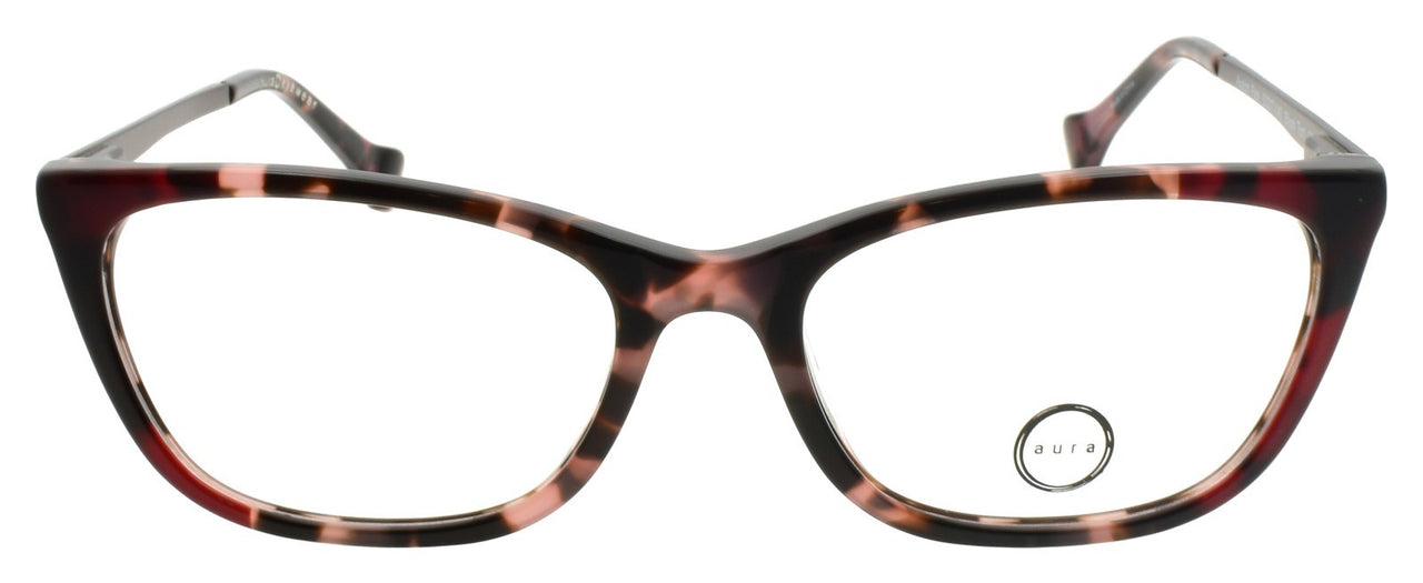Aura Eyewear Avalon Park Women's Eyeglasses Frames 53-17-140 Blush Tortoise