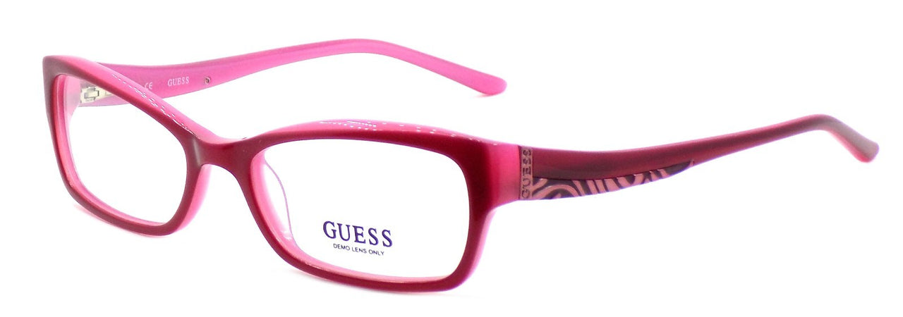 GUESS GU2261 BU Women's Eyeglasses Frames PETITE 51-17-130 Burgundy
