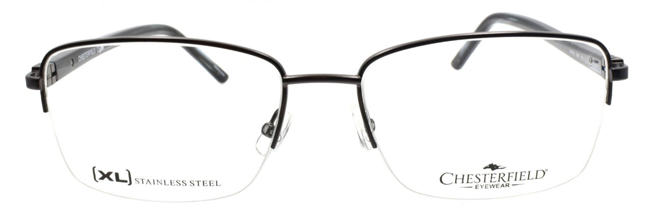 Chesterfield CH79 XL RIW Men's Eyeglasses Frames Half-rim 58-18-155 Matte Gray