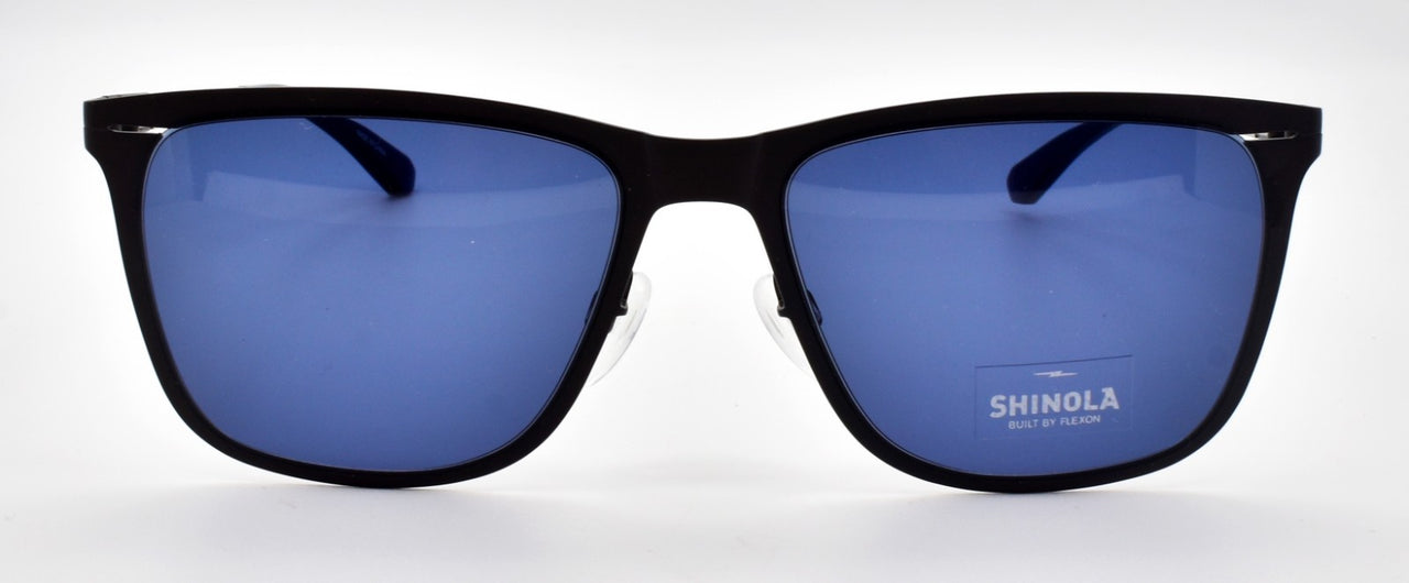 Shinola by Flexon SH3100S 071 Men's Sunglasses 55-17-145 Satin Gunmetal & Silver