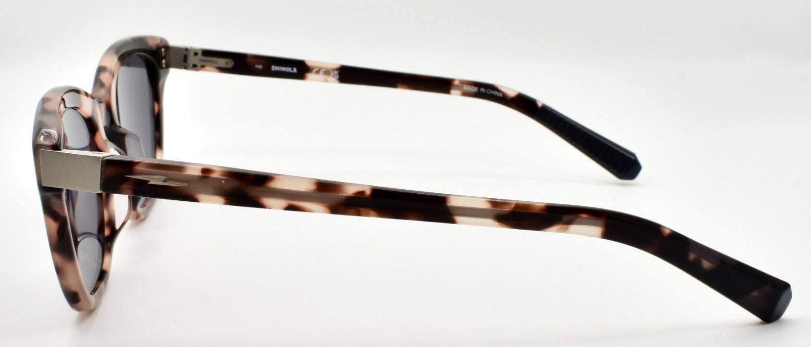 Shinola by Flexon SH1503S 688 Women's Sunglasses Cat Eye Blush Tortoise2