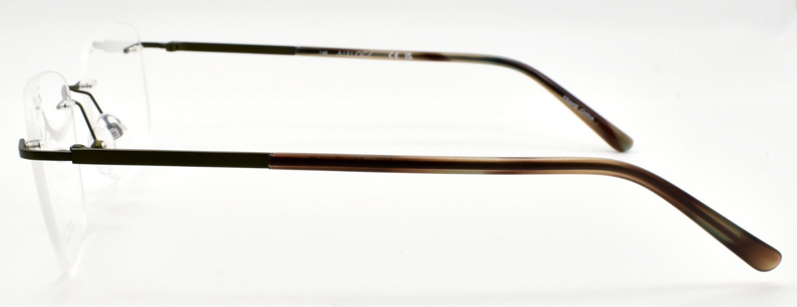 Airlock Prosper 202 305 Men's Eyeglasses Frames Rimless 53-18-140 Olive2