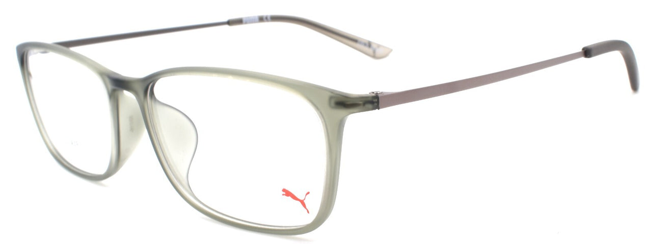 PUMA PE0086O 002 Eyeglasses Frames 53-16-145 Gray / Ruthenium