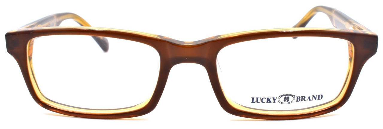 LUCKY BRAND Double Stitch Kids Eyeglasses Frames 46-17-125 Brown