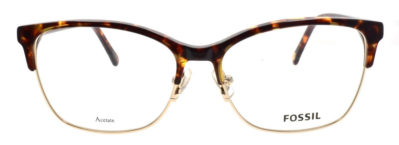 Fossil FOS 7107 086 Women's Eyeglasses Frames 53-15-140 Havana Brown