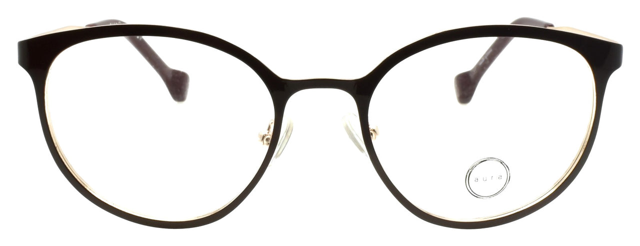 Aura Eyewear Melrose Women's Eyeglasses Frames 50-19-140 Burgundy