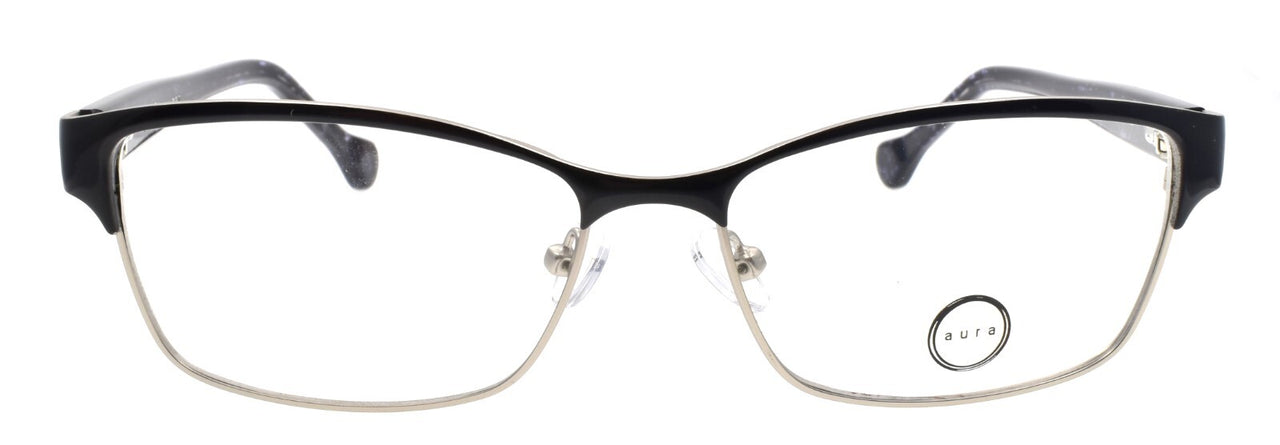 Aura Eyewear Gardenia Women's Eyeglasses Frames 54-15-140 Black