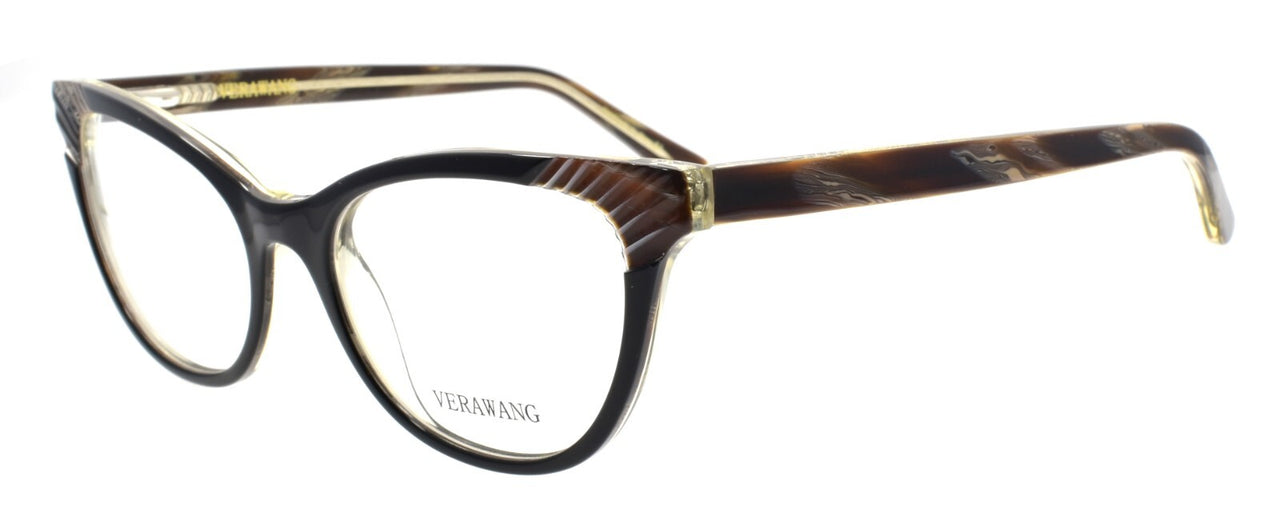 Vera Wang V392 NO Women's Eyeglasses Frames Cat Eye 51-17-140 Noir Horn