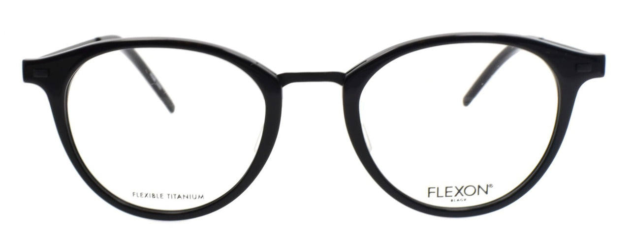 Flexon B2036 001 Eyeglasses Frames Black 49-21-145 Flexible Titanium
