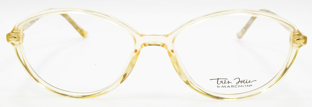 Marchon Tres Jolie 183 210 Women's Eyeglasses Frames 55-16-135 Light Brown