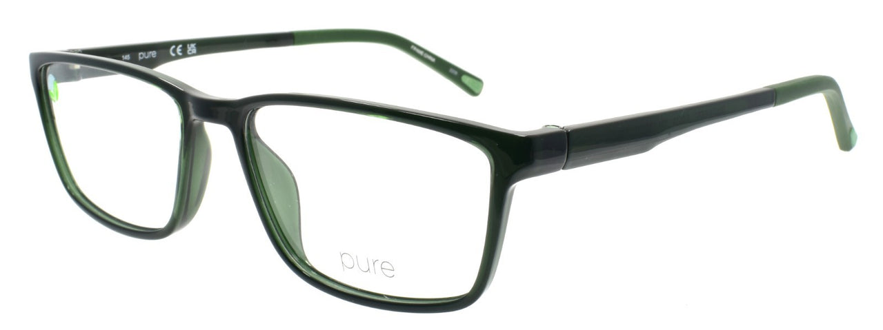 Airlock P-2013 334 Pure Men's Eyeglasses Frames 56-17-145 Crystal Green