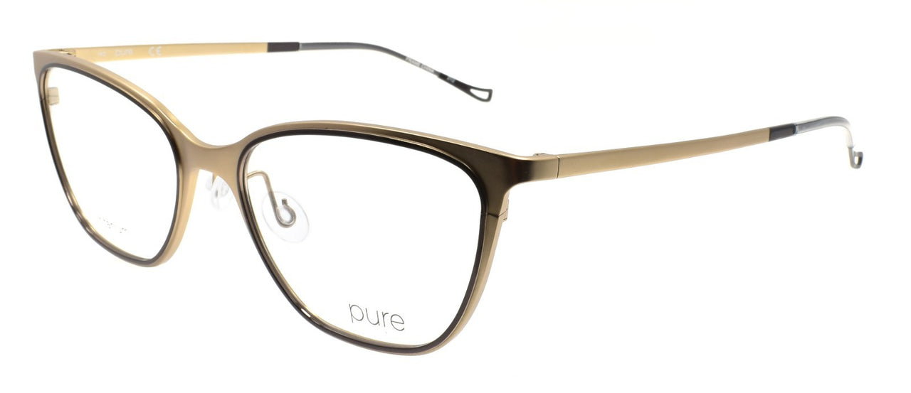 Airlock Pure P-5010 713 Women's Glasses Cat-Eye Titanium 55-18-140 Matte Gold0