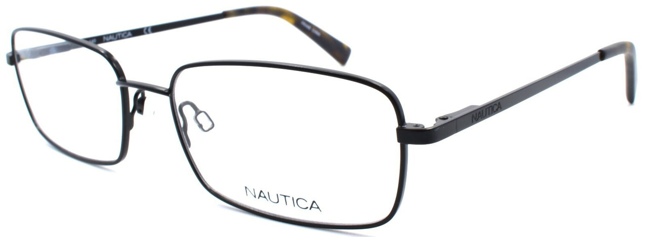 Nautica N7302 005 Men's Eyeglasses Frames 55-18-140 Satin Black