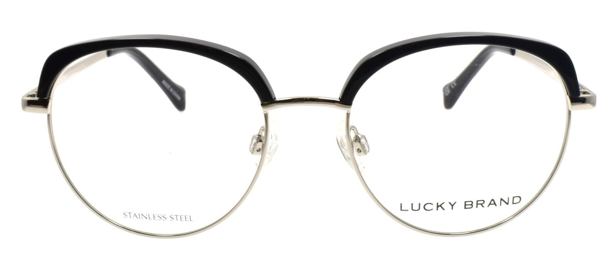 LUCKY BRAND VLBD129 Women's Eyeglasses Frames 50-18-140 Silver / Black