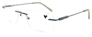 Airlock Crop 202 N 414 Men's Eyeglasses Frames Rimless 53-18-145 Satin Navy Blue0