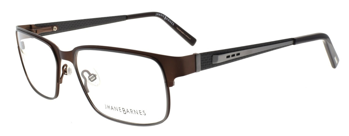Jhane Barnes Axiom BR Men's Eyeglasses Frames 55-16-138 Brown